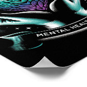 Zelfmoordpreventie Bewustmaking Geestelijke gezond Poster (Hoek)