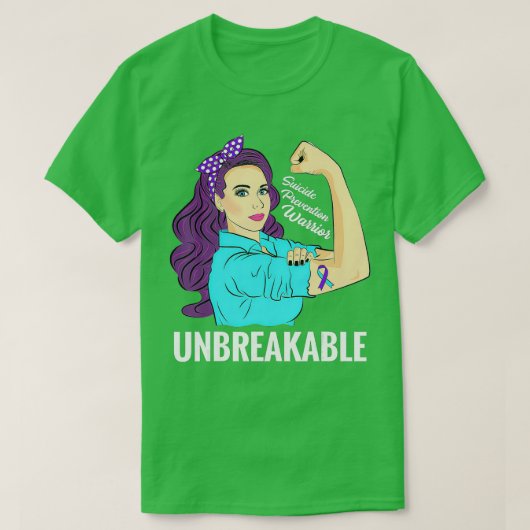 Zelfmoordpreventie Bewustmaking geestelijke gezond T-shirt (Design voorkant)