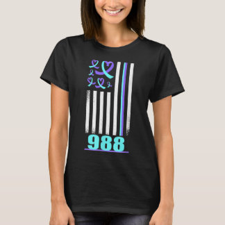 Zelfmoordpreventie Bewustmaking inzake geestelijke T-shirt