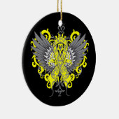 Zelfmoordpreventie Bewustmaking Keramisch Ornament (Rechts)