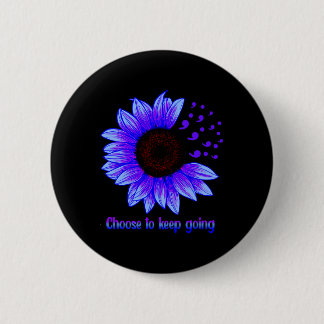 Zelfmoordpreventie Bewustmaking kiezen om door te  Ronde Button 5,7 Cm