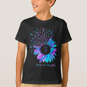 Zelfmoordpreventie Bewustmaking kiezen om door te T-shirt