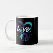 Zelfmoordpreventie Bewustmaking Live Love Semicolo Koffiemok (Links)