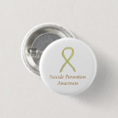 Zelfmoordpreventie Bewustmaking Ribbon Aangepaste Ronde Button 3,2 Cm (Voorkant /achterkant)