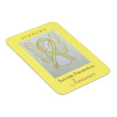 Zelfmoordpreventie Bewustmaking Ribbon Angel Magne Magneet (Rechterzijde)