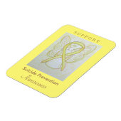 Zelfmoordpreventie Bewustmaking Ribbon Angel Magne Magneet (Linkerzijde)