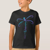 Zelfmoordpreventie Bewustmaking Warrior Dragonfly T-shirt (Voorkant)