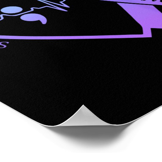 Zelfmoordpreventie bewustmakingsmaand Blauwgroen e Poster (Hoek)