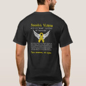 Zelfmoordpreventie/bewustmakingsMannen T T-shirt (Achterkant)