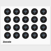 Zelfmoordpreventie Bewustwording van uw levensprob Ronde Sticker (Vel)