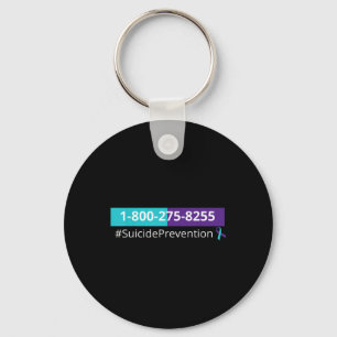 Zelfmoordpreventie bewustzijn 1-800-273-8255 sleutelhanger
