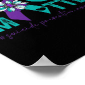 Zelfmoordpreventie Bewustzijn 2022-Zonnebloem U MA Poster (Hoek)