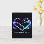 Zelfmoordpreventie Bewustzijn als liefde kan besta Kaart (Gele Bloem)