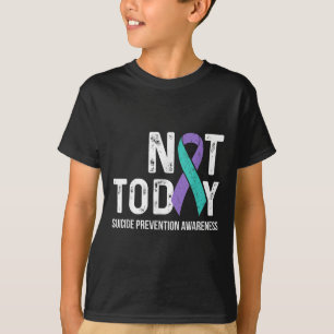 Zelfmoordpreventie bewustzijn Blauwgroen & Paa T-shirt