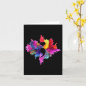 Zelfmoordpreventie Bewustzijn Hartvorm Semicolon Kaart (Gele Bloem)