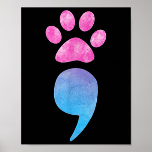 Zelfmoordpreventie Bewustzijn Hond Poot Hond Mama  Poster