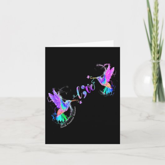 Zelfmoordpreventie Bewustzijn Liefde Kaart (Voorkant)