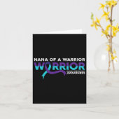 Zelfmoordpreventie Bewustzijn Nana van een krijger Kaart (Gele Bloem)