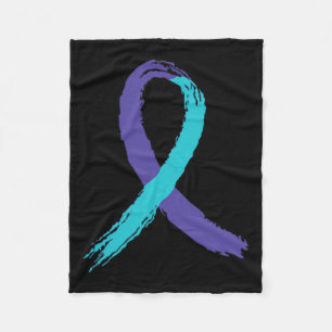Zelfmoordpreventie Bewustzijn Opa USA Vlag Byck Fleece Deken