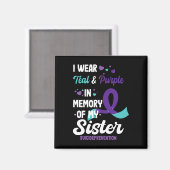 Zelfmoordpreventie bewustzijn ter nagedachtenis aa magneet (Voorkant / Achterkant)