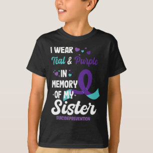 Zelfmoordpreventie bewustzijn ter nagedachtenis aa t-shirt
