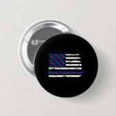 Zelfmoordpreventie bewustzijn Vlag van de VS Ameri Ronde Button 5,7 Cm (Voorkant /achterkant)