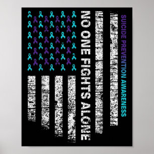 Zelfmoordpreventie bewustzijn week shirt lint Ame Poster
