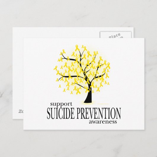 Zelfmoordpreventie Briefkaart (Voorkant / Achterkant)