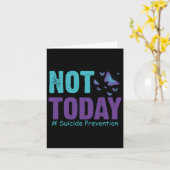 Zelfmoordpreventie Butterflies vandaag de dag geen Kaart (Gele Bloem)