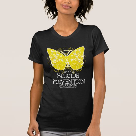 Zelfmoordpreventie Butterfly T-shirt (Voorkant)