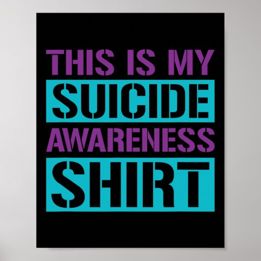 Zelfmoordpreventie - dit is mijn zelfmoordbewustzi poster (Voorkant)