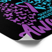 Zelfmoordpreventie en zelfbewustzijn Zelfmoord lin Poster (Hoek)