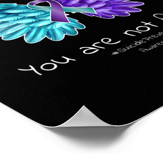 Zelfmoordpreventie en zelfmoordgedrag poster (Hoek)