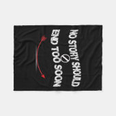 Zelfmoordpreventie Fleece Deken (Voorkant (Horizontaal))