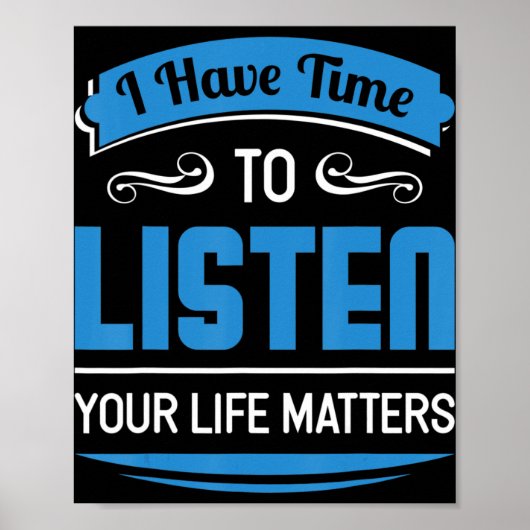 Zelfmoordpreventie Geestelijke gezondheidsadviseur Poster (Voorkant)