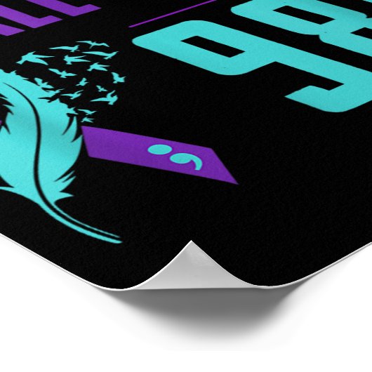 Zelfmoordpreventie Lifeline 988 Help is slechts ee Poster (Hoek)