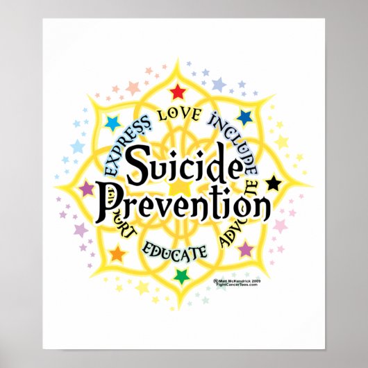 Zelfmoordpreventie Lotus Poster (Voorkant)
