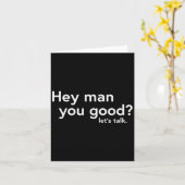 Zelfmoordpreventie Mentale gezondheid Bewustzijn H Kaart (Gele Bloem)