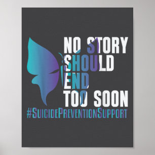 Zelfmoordpreventie Niet Te Soon _ I Voor Ondersteu Poster