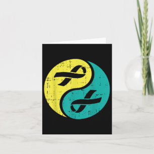 Zelfmoordpreventie PTSS Awareness Yin Yang Veteran Kaart