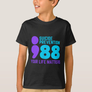 Zelfmoordpreventie Puntkomma Mentale Gezondheid Jo T-shirt
