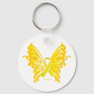 Zelfmoordpreventie Ribbon Butterfly Sleutelhanger