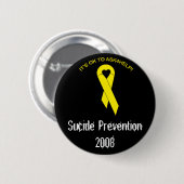 zelfmoordpreventie ronde button 5,7 cm (Voorkant /achterkant)
