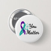 Zelfmoordpreventie Ronde Button 5,7 Cm (Voorkant /achterkant)