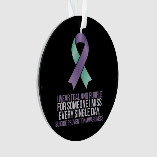 Zelfmoordpreventie samen voor hulp ornament (voorkant)