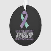 Zelfmoordpreventie samen voor hulp ornament (voorkant)