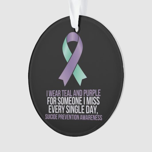 Zelfmoordpreventie samen voor hulp ornament (voorkant)