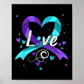 Zelfmoordpreventie - Semicolon Suicide Awareness R Poster (Voorkant)