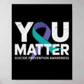 Zelfmoordpreventie Shirten Zelfmoordbewustzijn T S Poster (Voorkant)