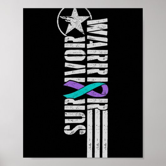 Zelfmoordpreventie Starrior Survivor Poster (Voorkant)
